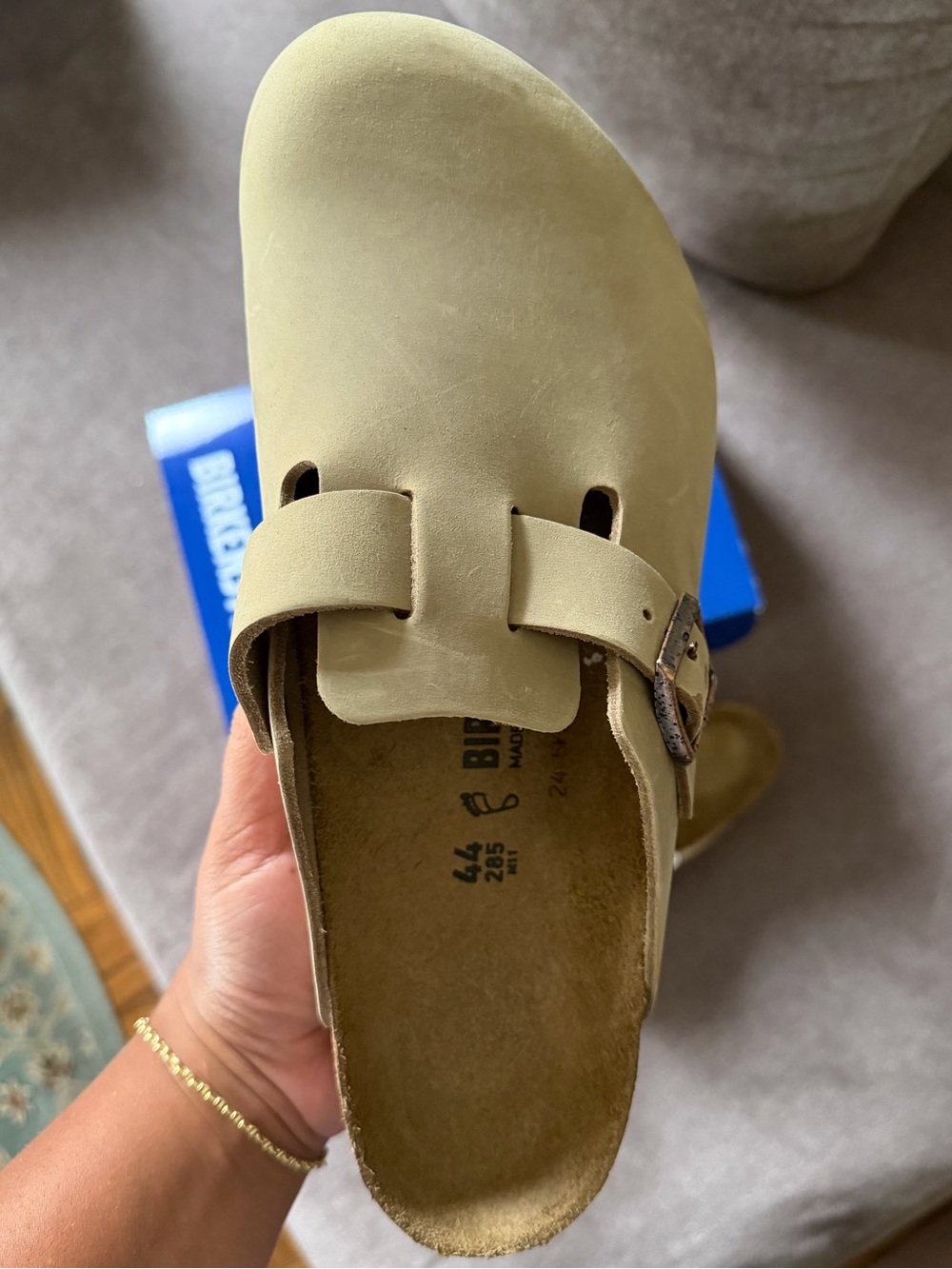 Birkenstock Boston Clog in Tobacco Brown